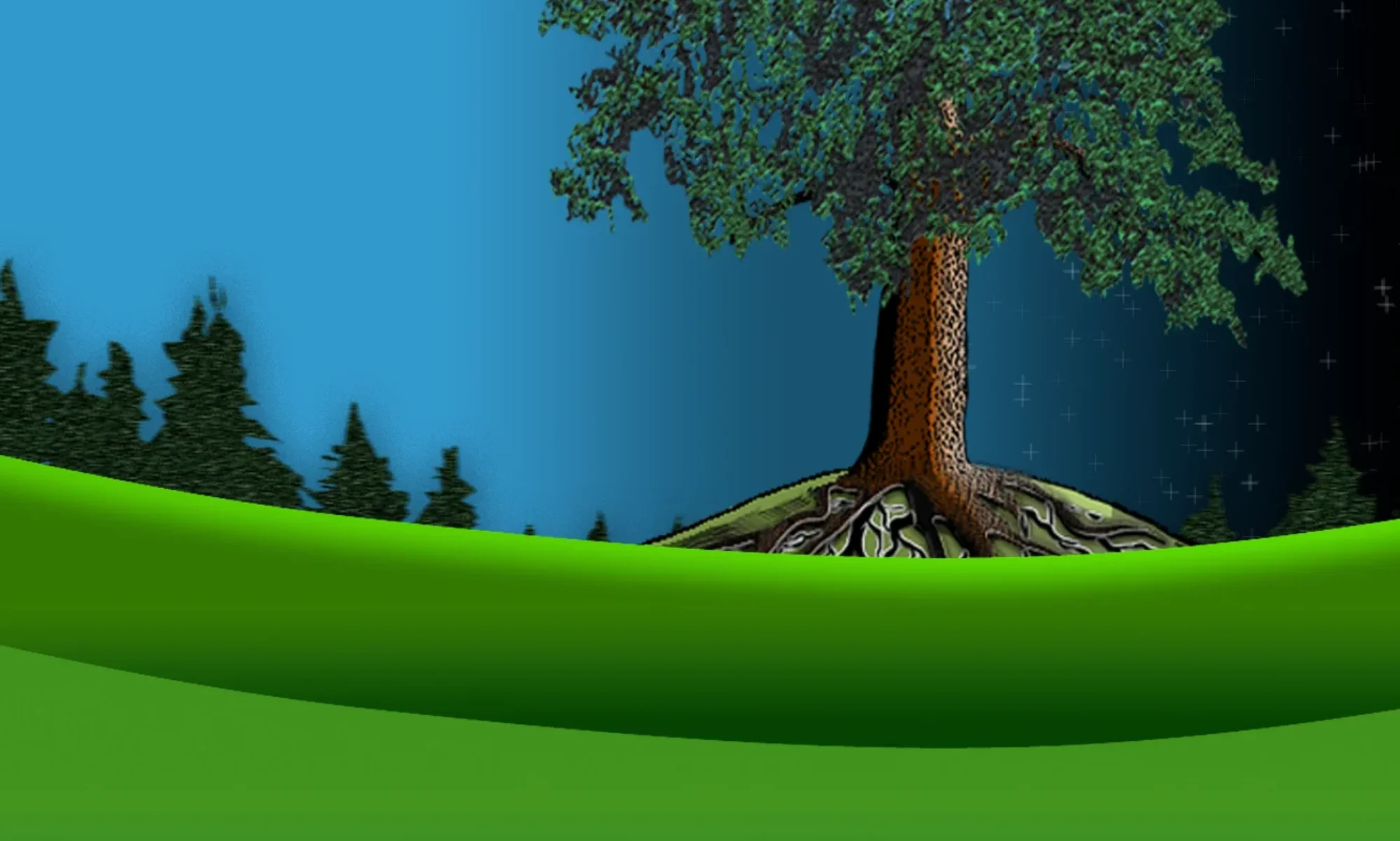 Root Sky Theatre Co motif background