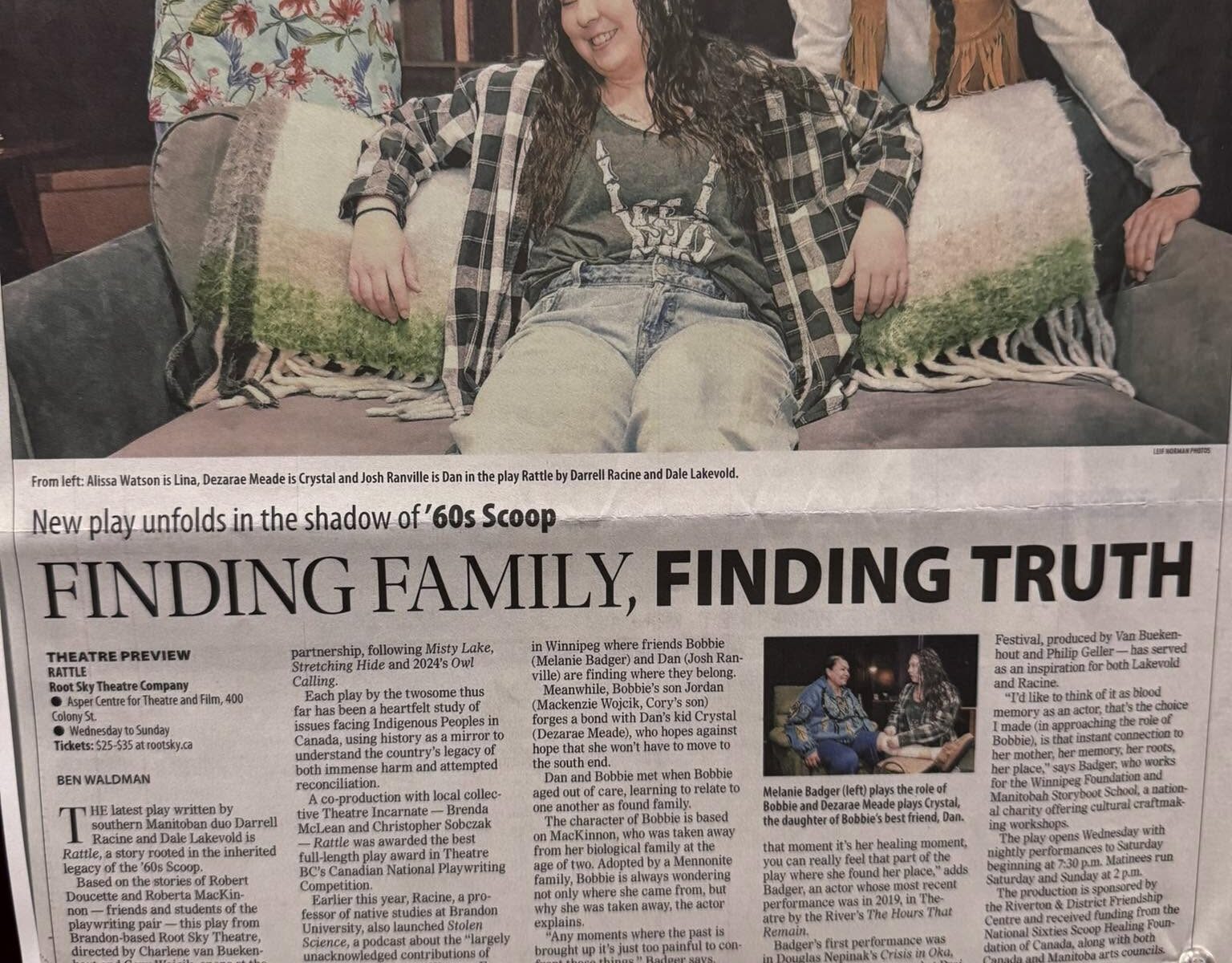 Finding Family - Winnipeg Free Press review